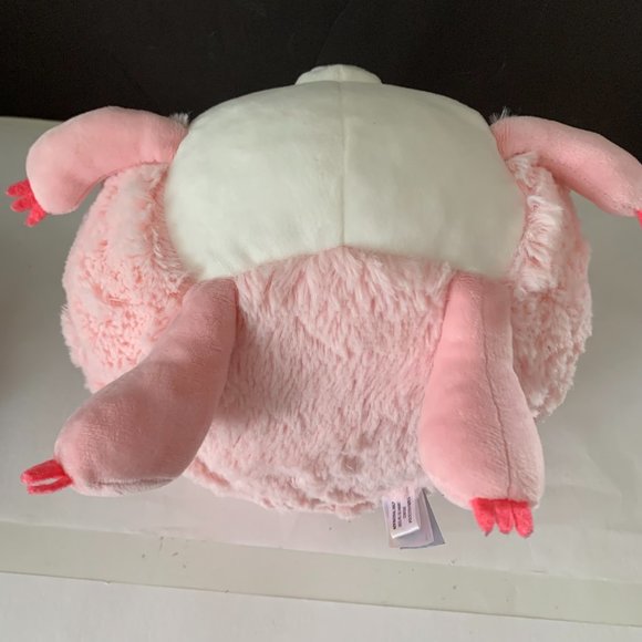 Squishable Pink Sloth Cuddly Cute Kawaii Fuzzy Plush Doll Stuffed 11" by 9" - Picture 8 of 9